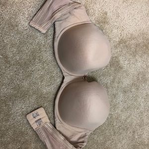 Tan strapless bra